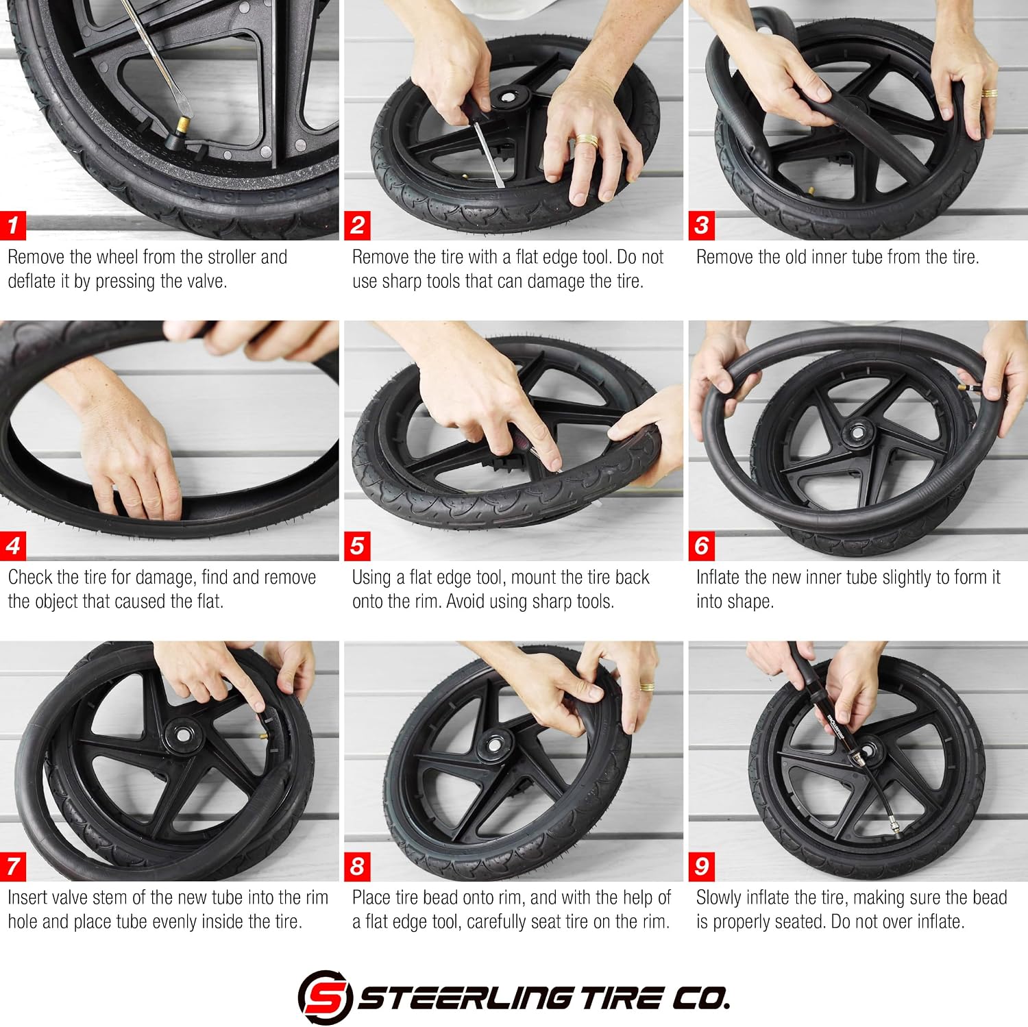 10x2 Inner Tube for Scooters & Power Chairs with an Angled Valve Stem (2-Pack) - Thorn Resistant & 3X Thicker Than OEM - Compatible with 10x1.90