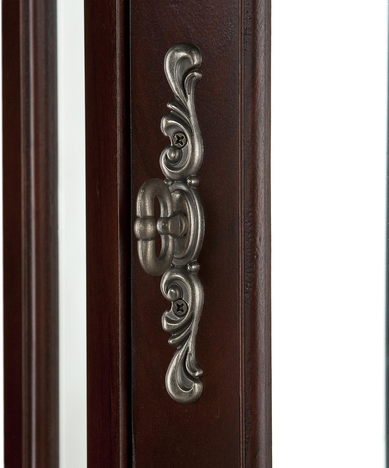 Home Decorators Collection Vitric Lighted Curio, 70" Hx21 Wx16 D, Golden Oak