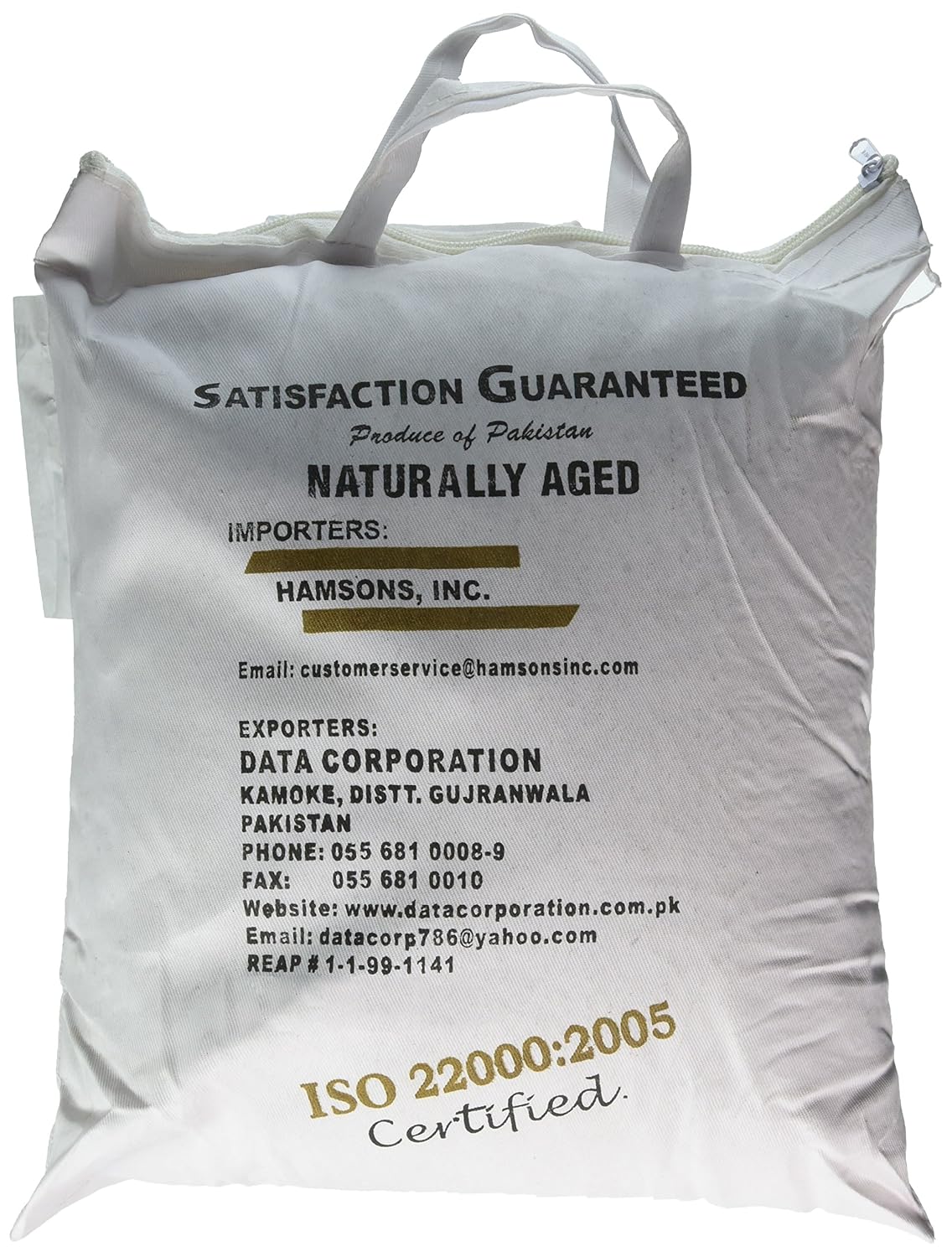 Naturally Aromatic Zebra Brown Basmati Rice Extra Long Kernel 10 Lb Bag - NET Wt 10 Lbs