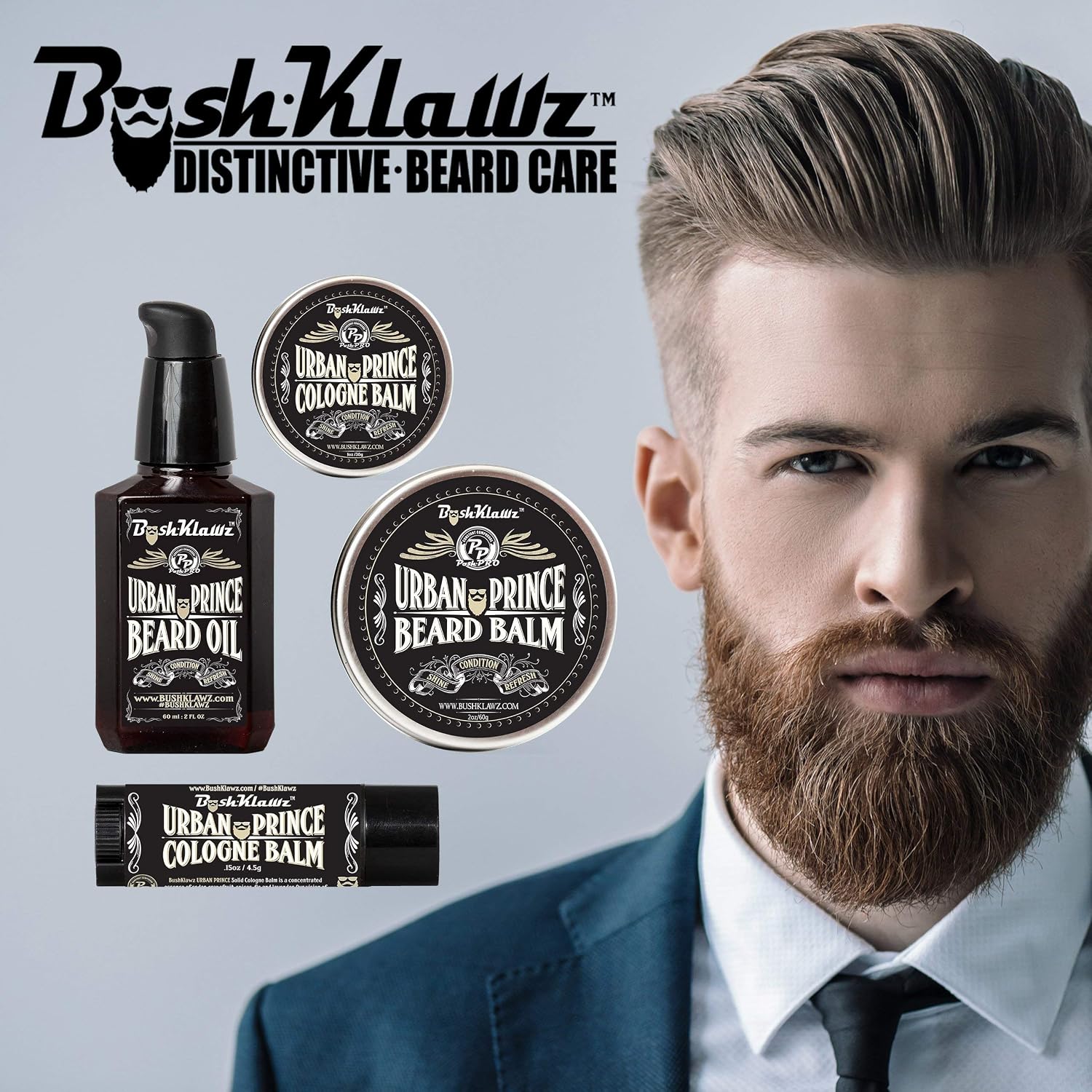 BushKlawz Active Prince Travel Solid Cologne Balm – Refreshing Metro Cologne for Active Men – Best Fresh Active Scent Solid Alcohol Free Cologne for travel Best Gift for Men