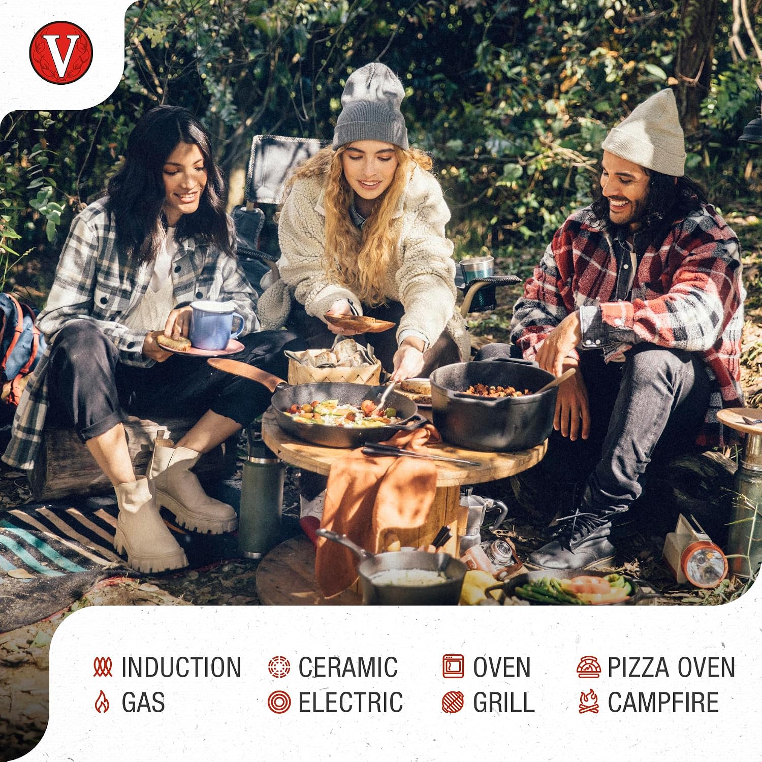 Victoria Rectangular Cast Iron Griddle. Double Burner Griddle, Reversible Grill, 13 x 8.5 Inch, Seasoned with 100% Kosher Certified Non-GMO Flaxseed Oil, Model: GDL-189