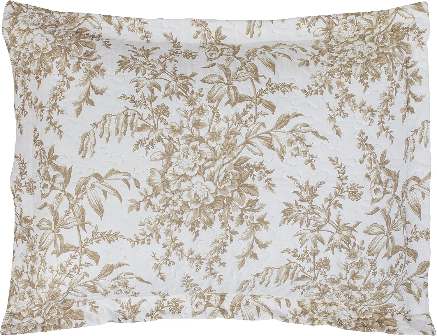 Laura Ashley – Queen Quilt Set, Soft & Lightweight Bedding with Matching Shams, Reversible Floral Room Decor, College Dorm Room Essentials (Bedford Blue)