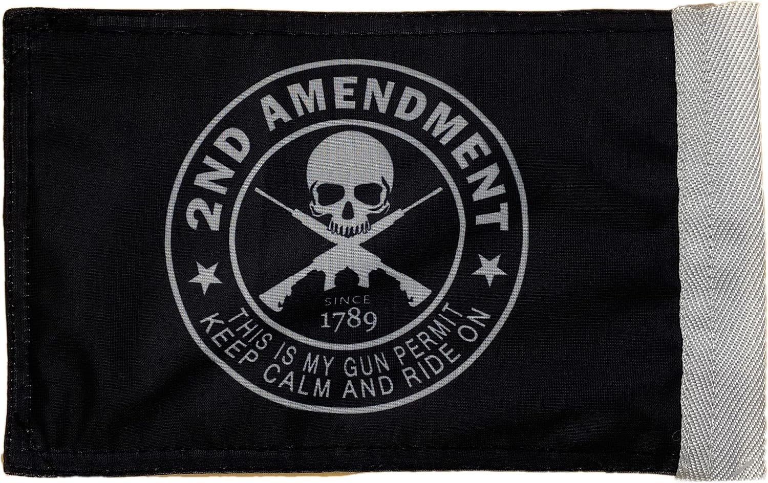 Motorcycle Flag 6 x 9 Or 10 x 15 Inch (6"X9", USA)