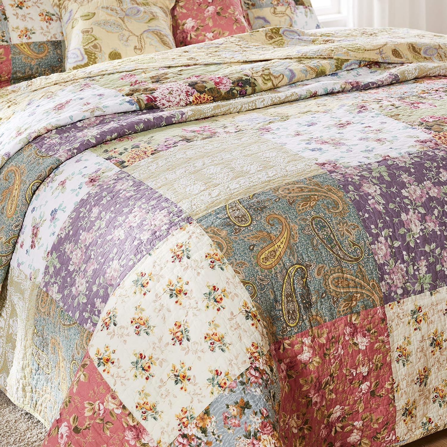 Greenland Home Blooming Prairie Bedspread Set