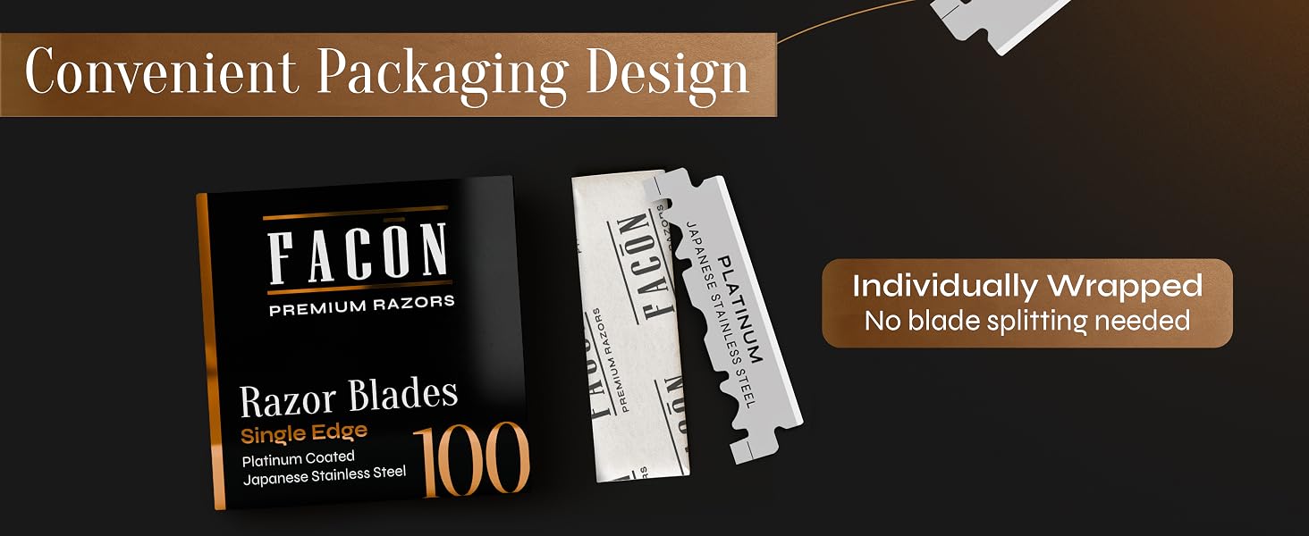 Facón Single Edge Razor Blades