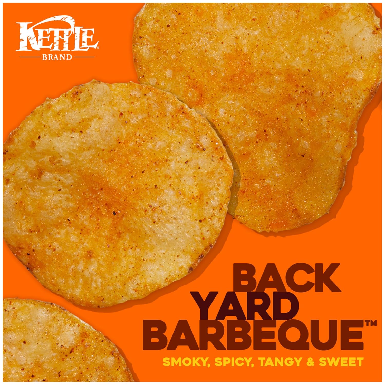 Kettle Brand Potato Chips, Backyard Barbeque Kettle Chips, 5 Oz