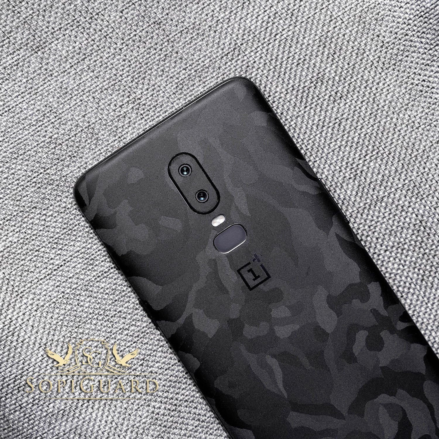 SopiGuard Sticker for Surface Duo Phone Edge-to-Edge Precision Vinyl Skin Wrap (Leather Textured)