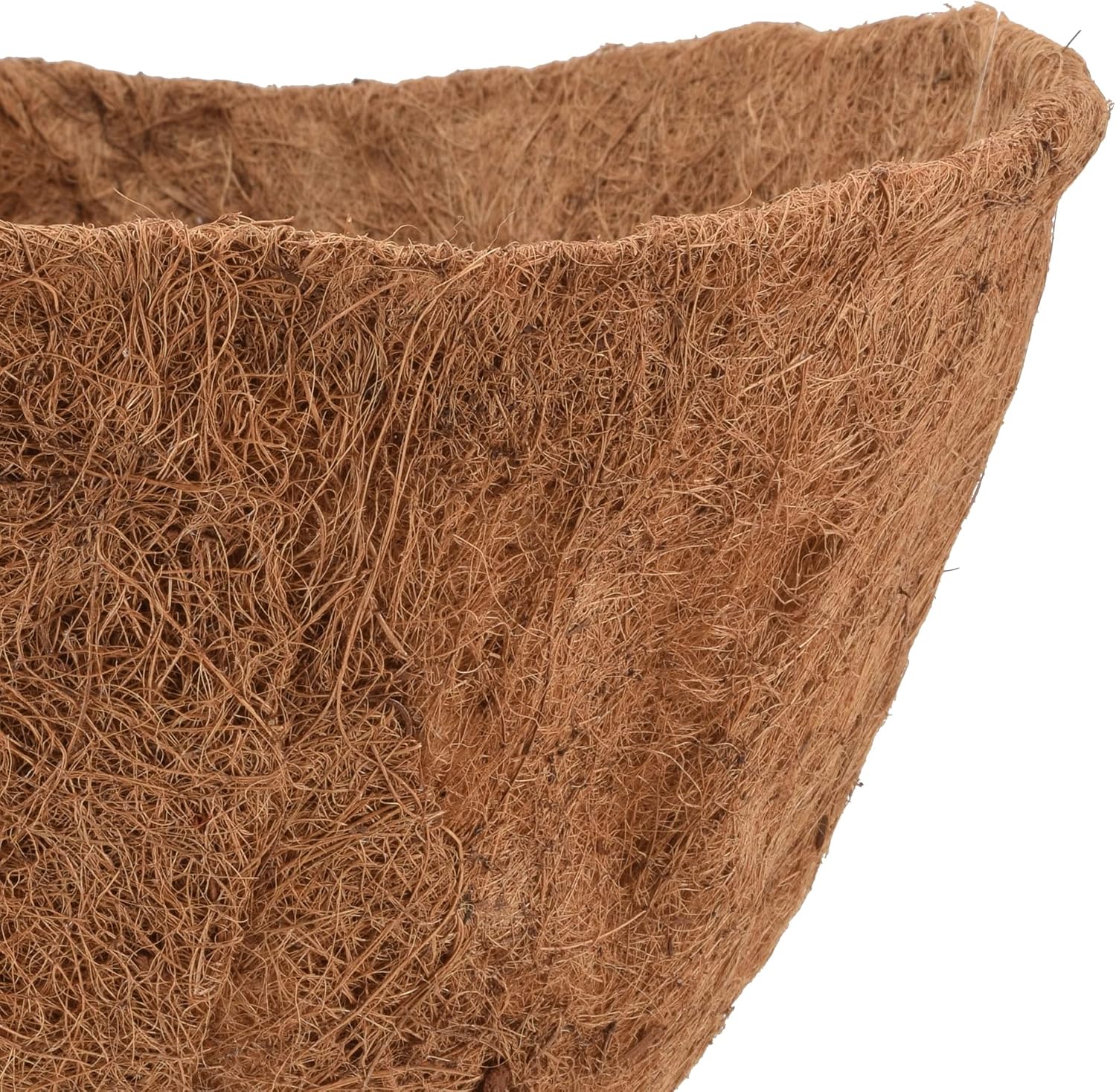 Arcadia Garden Products Extra Durable CB52 18-inch Coco Liner for Half Round Circle Wall Mounted Planters