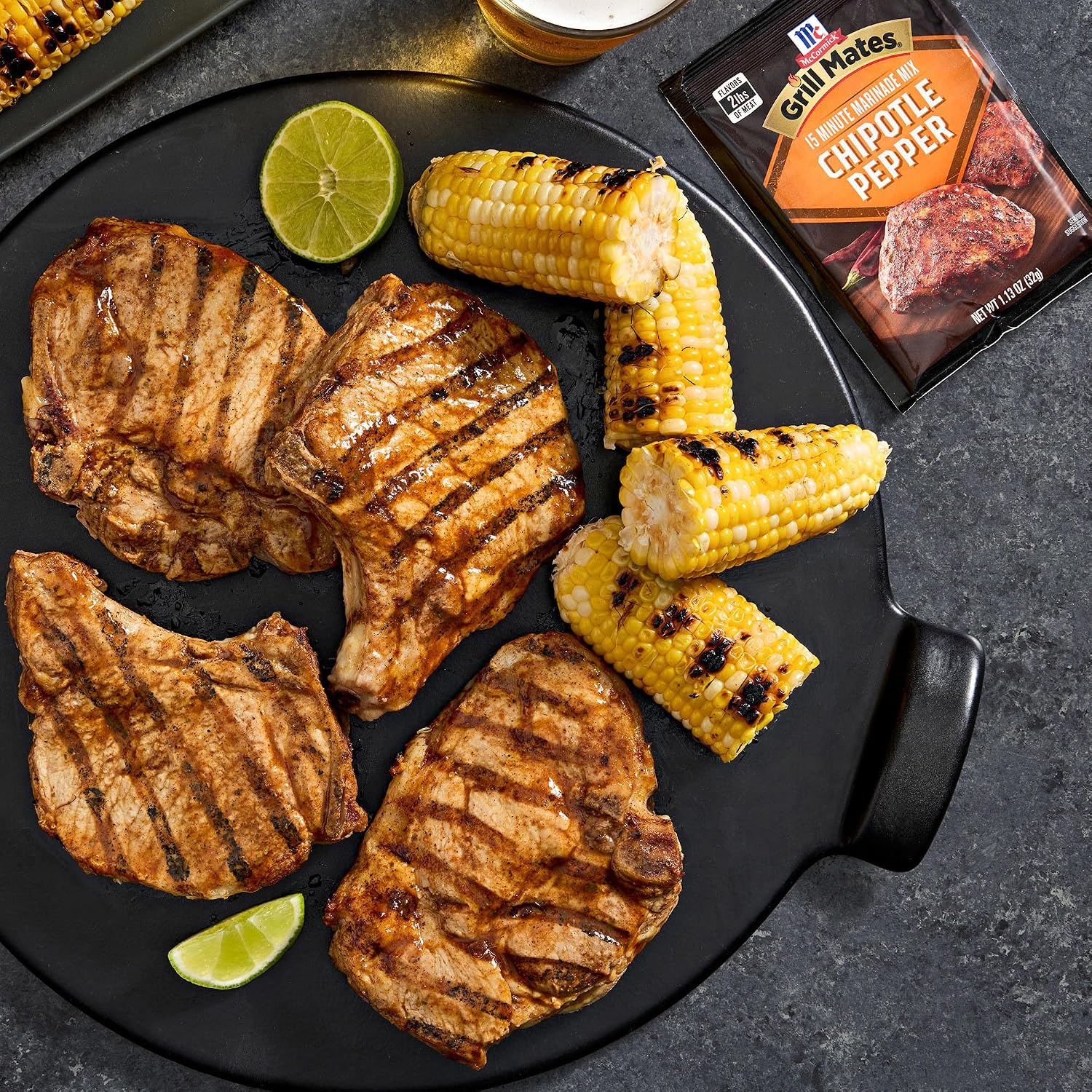 McCormick Grill Mates Chipotle Pepper Marinade Mix, 1.13 oz