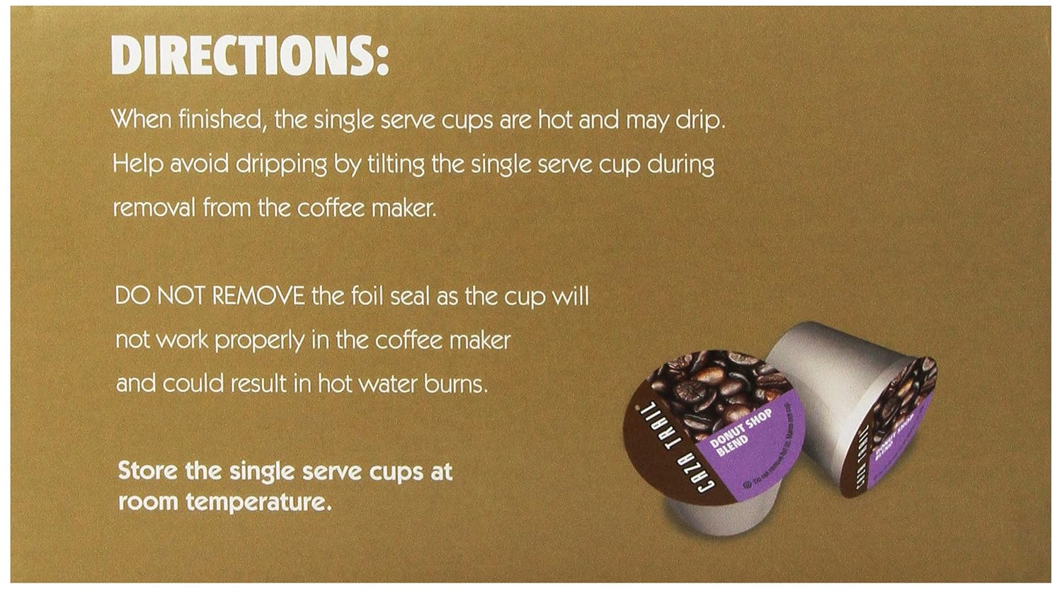 Caza Trail Coffee, Kona Blend, 100 Single Serve Cups