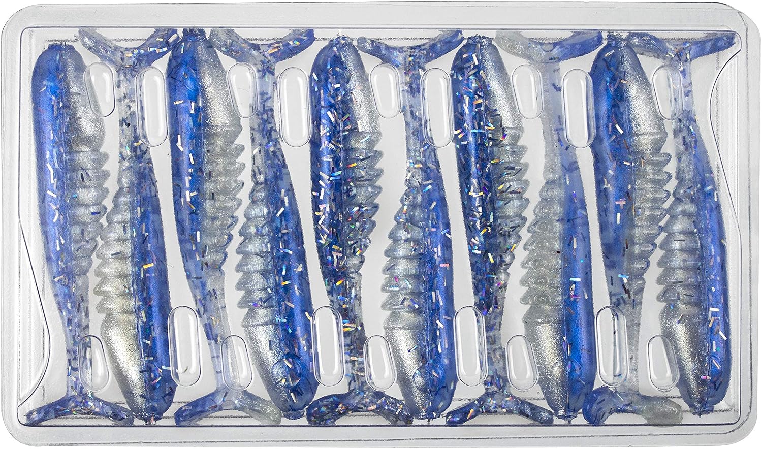 Bobby Garland Slab Hunt'R Soft Plastic Crappie Fishing Lure, 2.25 Inches, Pack of 10