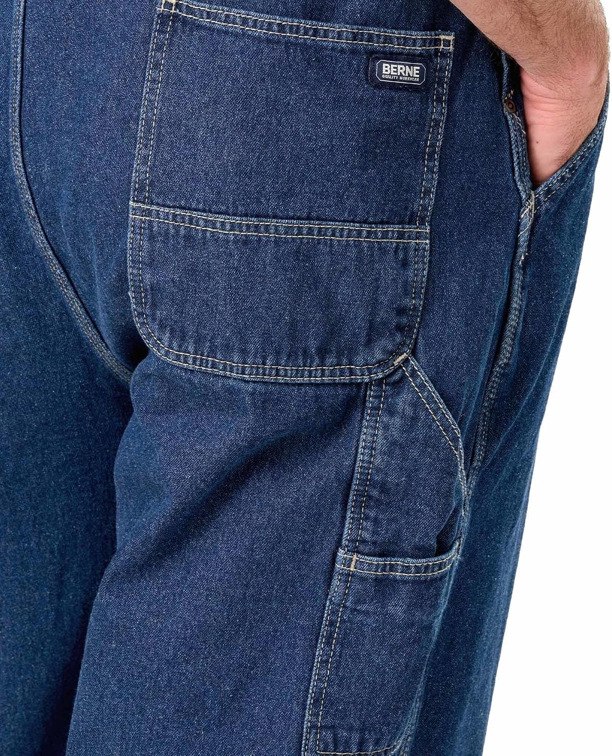 Berne Men's Heritage Unlined Washed Denim Bib Overall