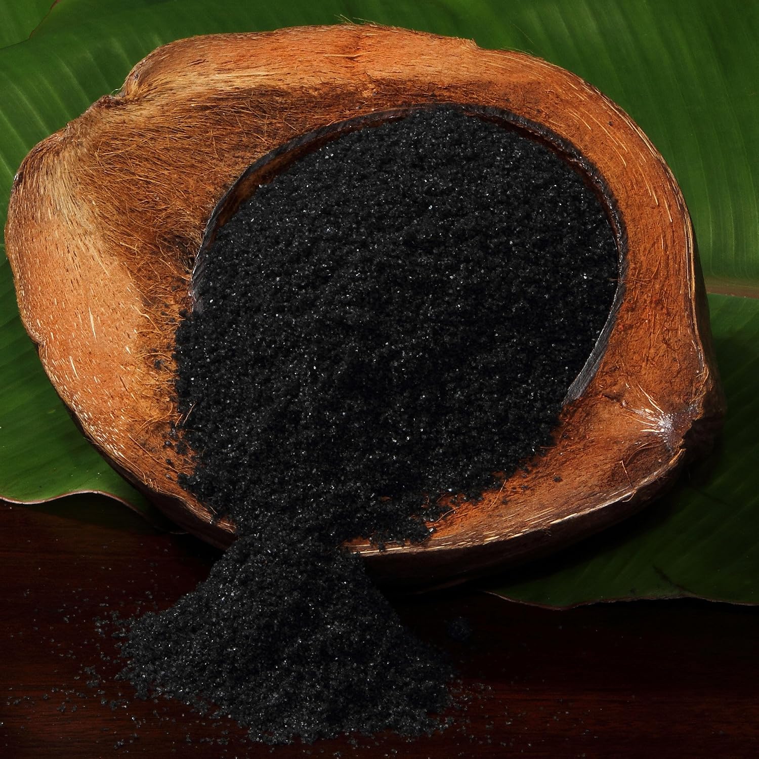 The Spice Lab Real Hawaiian Black Lava Salt, Fine, 1 lb | OU Kosher Gluten-Free Non-GMO Gourmet Salt - Authentic Hawaiian Black Salt - Halloween Margarita Salt