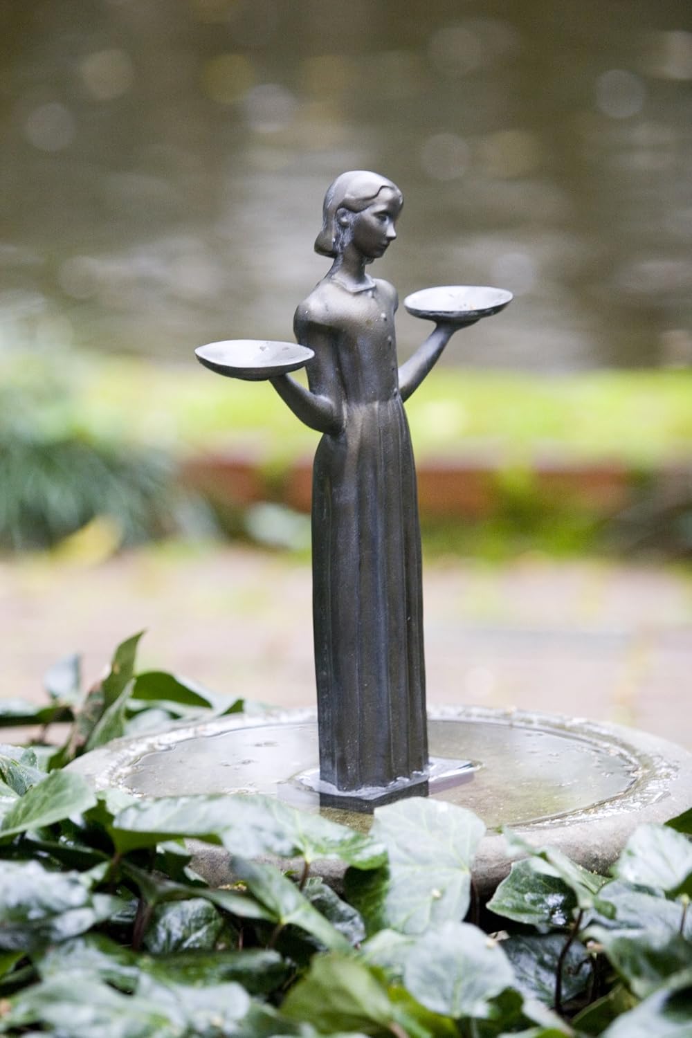 Bird Girl Miniature Statue 15h