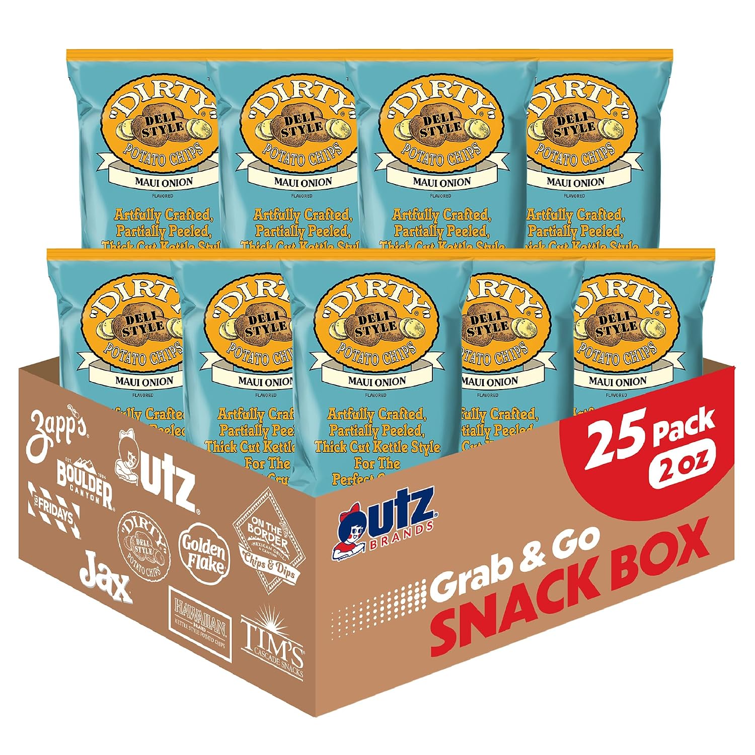 Dirty Chips Jalapeno Heat, 2-Ounce (Pack of 25)