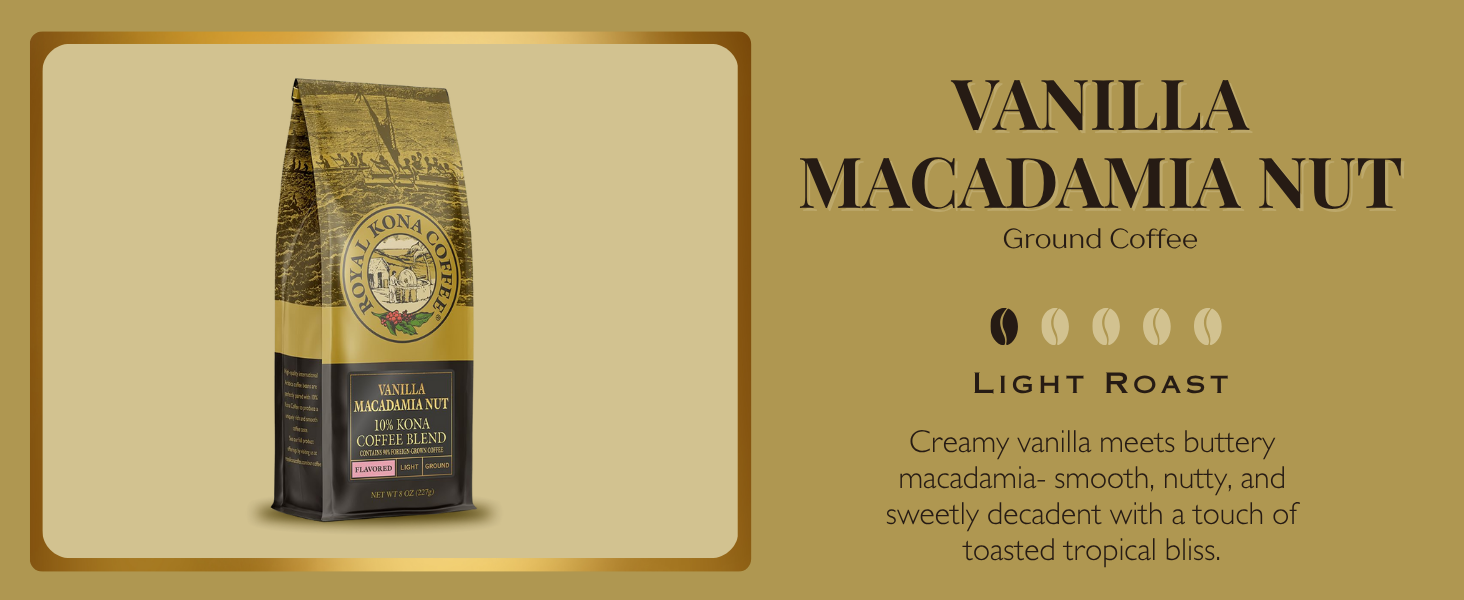 Vanilla Macadamia Nut Light Roast