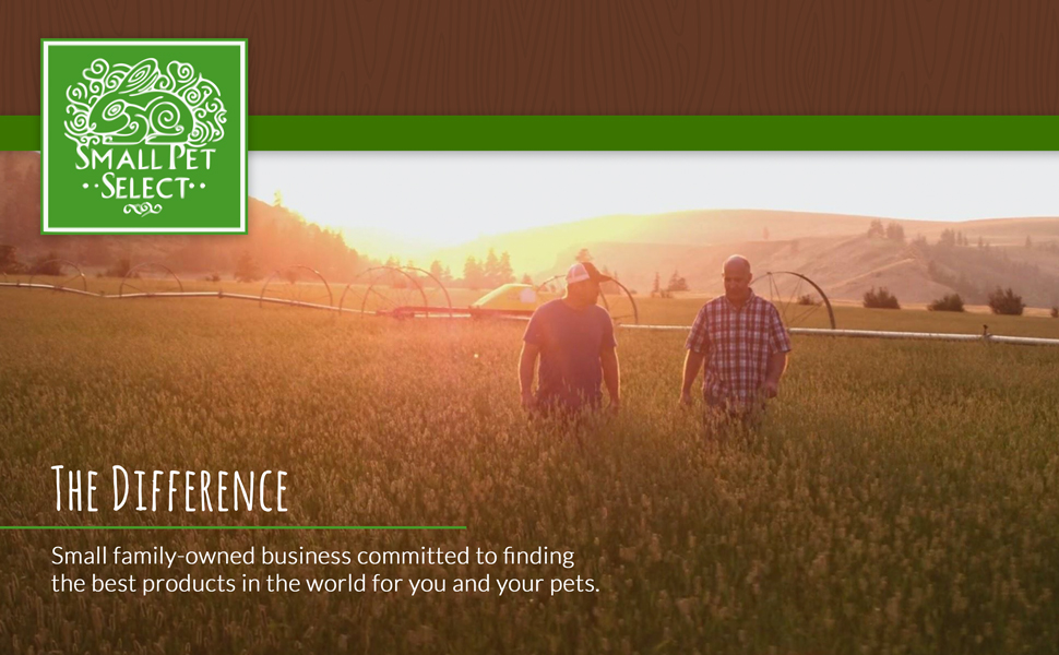 Small Pet Select, Hay Field, The Brand Difference
