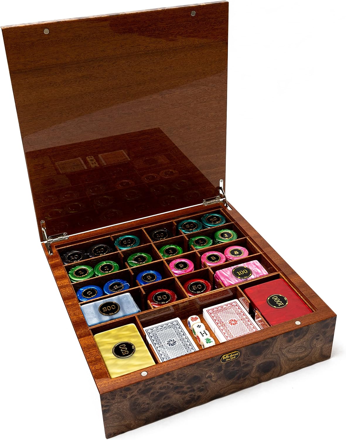 Bello Games Collezioni - Palermo Luxury Poker Chips & Card Set from Italy