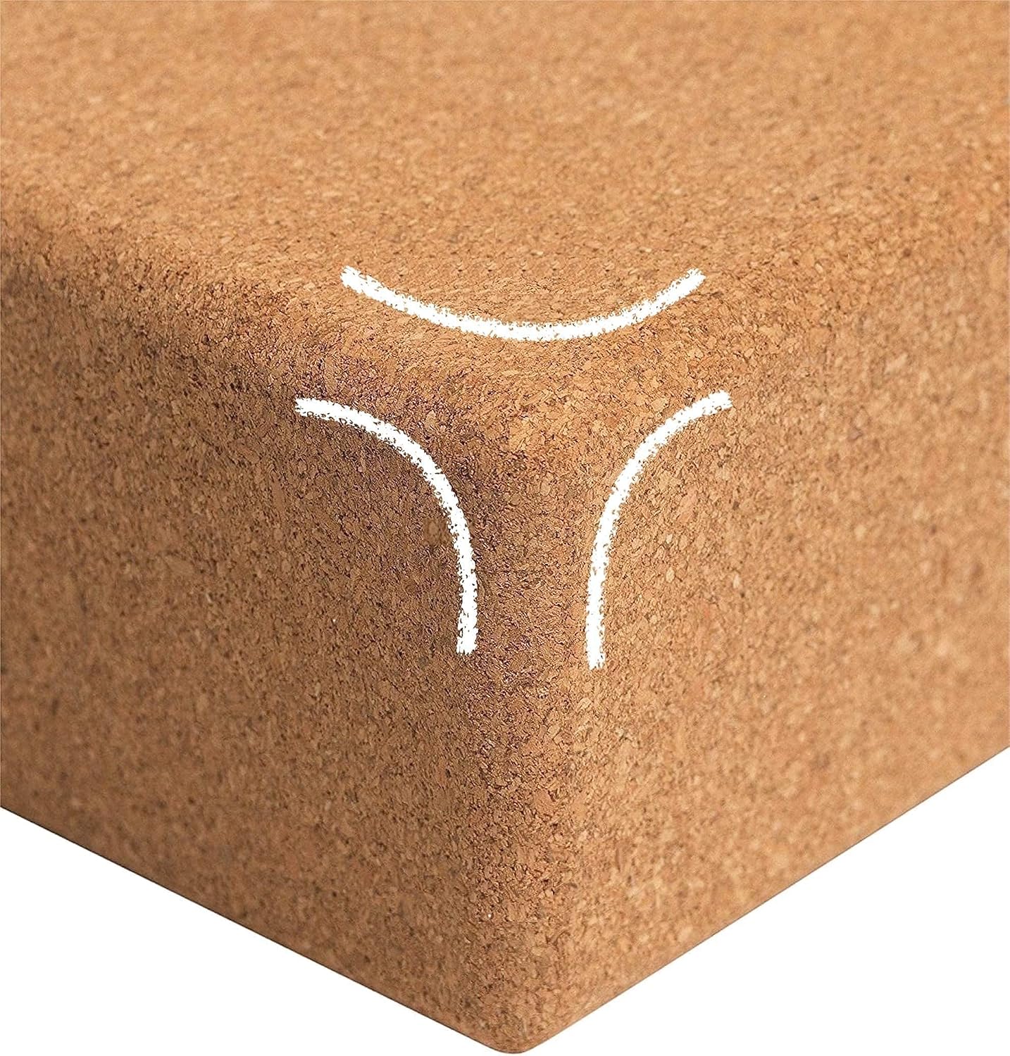Cork Yoga Blocks 2 Pack Set -Natural Cork from Portugal, 9"x6"x4" Yoga Blocks Non-Slip&Anti-Tilt for Women| Men, Lightweight