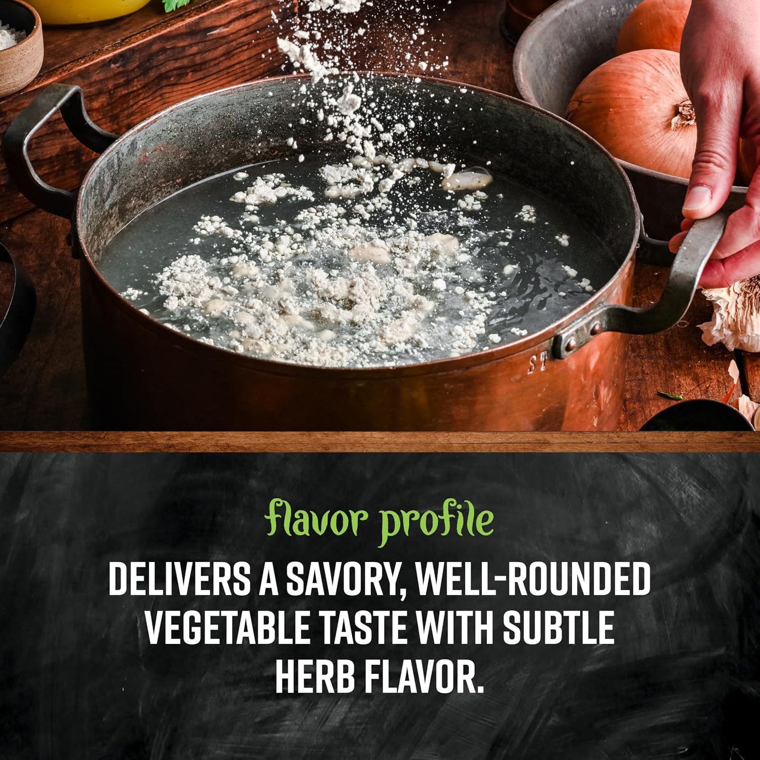Frontier Co-op Vegetable Broth Powder, 1-Pound Bulk Bag, Broth, Soup Base, Gravy, Hot Drink, Kosher