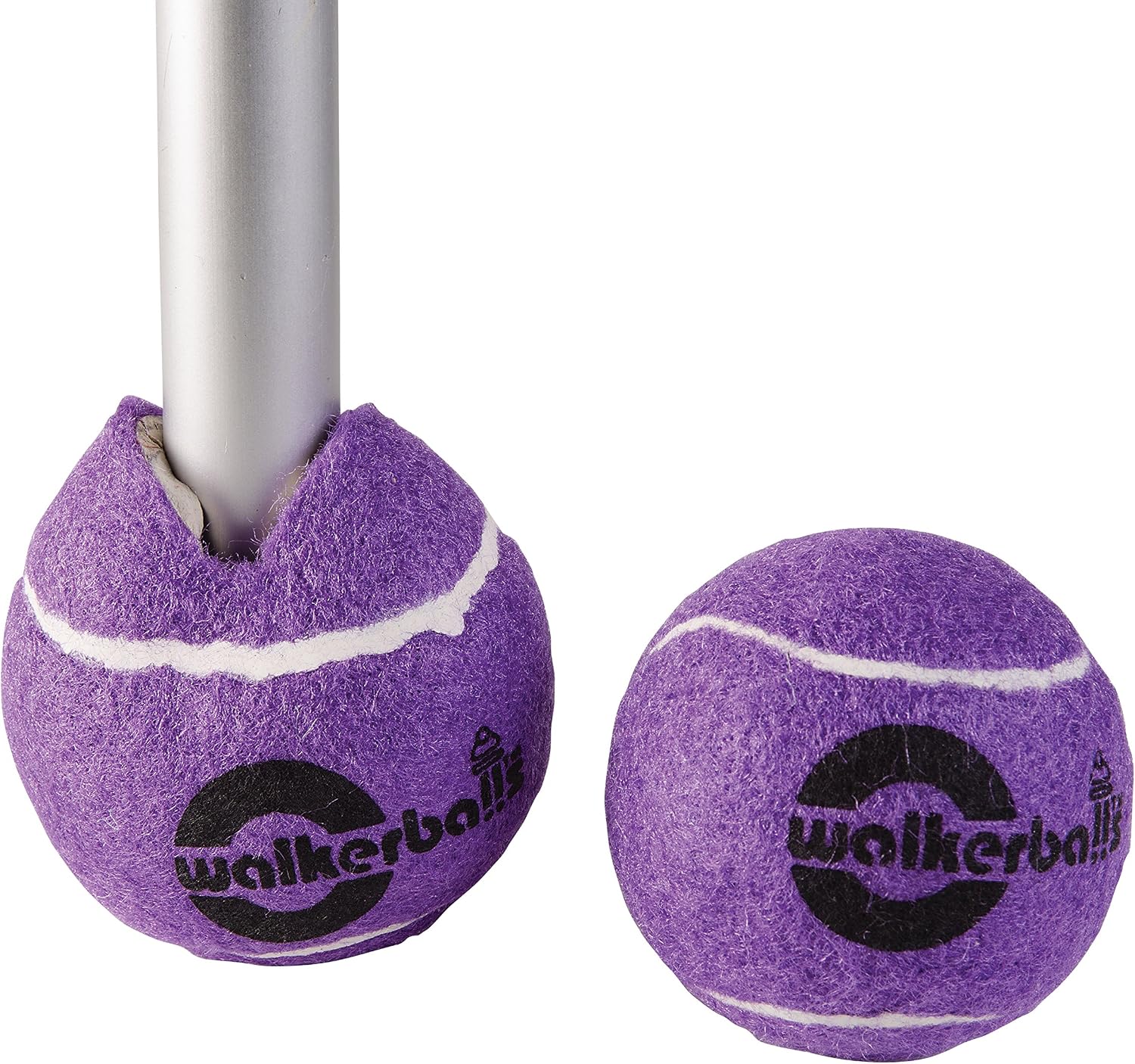 DMI Walkerballs Precut Walker Tennis Ball Glides, Fit Most Walkers, 1 Pair