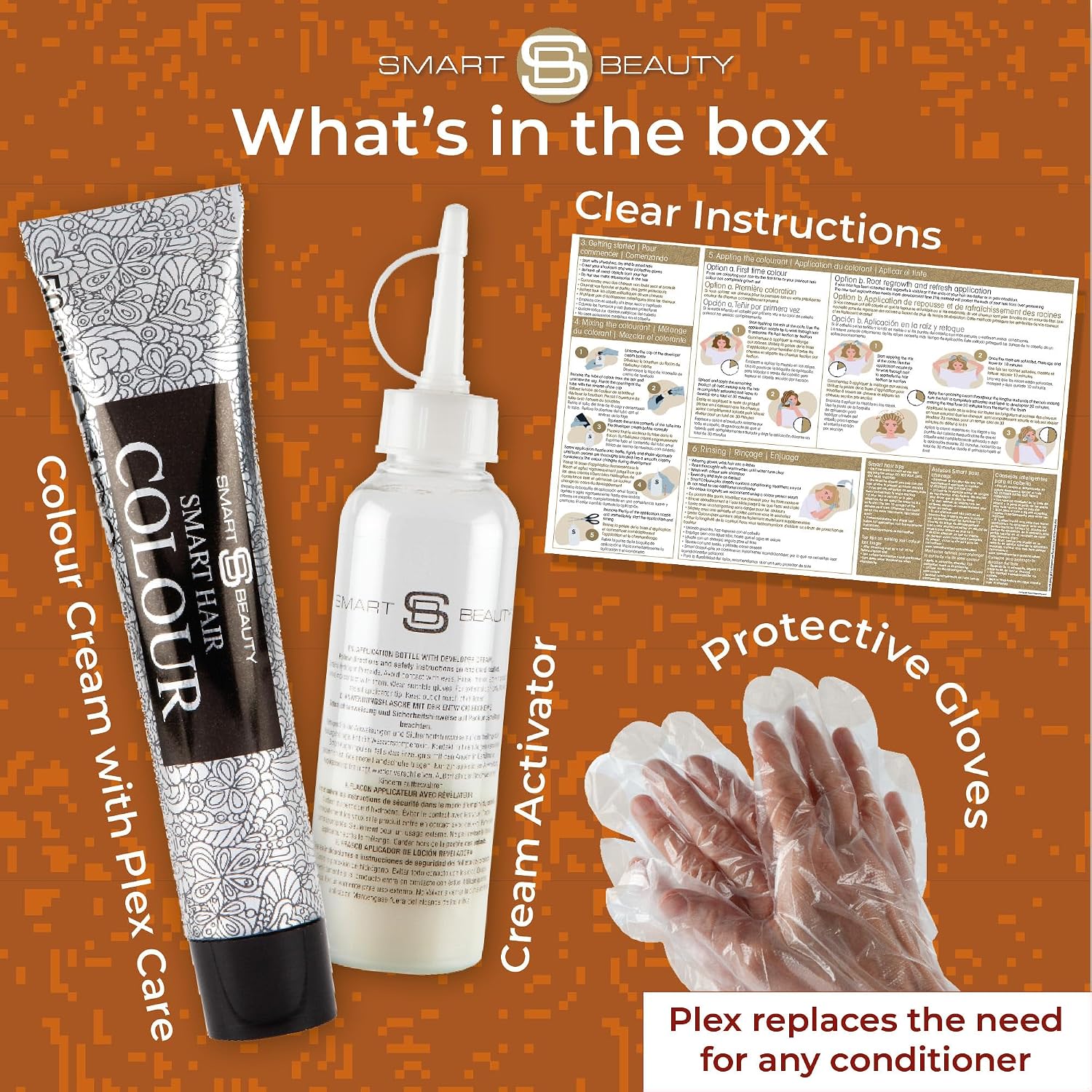 Smart Beauty Blonde Bleach-It, The Ultimate Lightener for Dark Hair, Perfect for Highlighting and Vibrant Pastel Colour, Hair Bleach Kit, Vegan & Cruelty Free