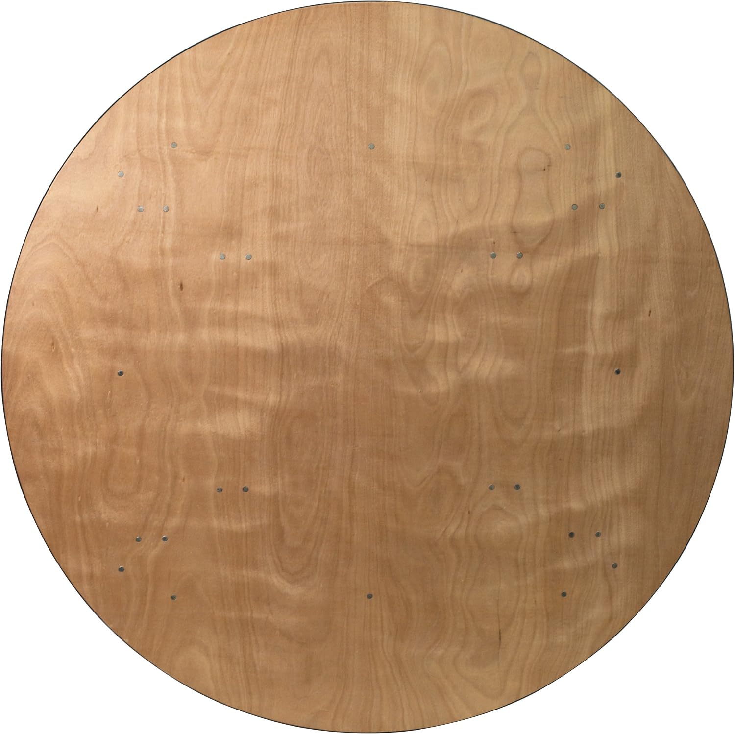 Flash Furniture Furman 6' Round All-Occasion Wood Folding Event Table, Foldable Round Portable Banquet Table with Wooden Top