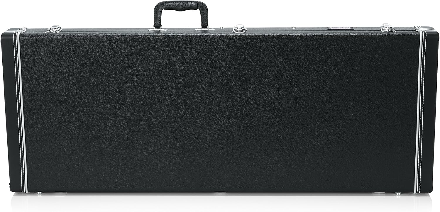 Gator Cases Deluxe Wood Case for SG Electric Guitars; Brown Exterior (GW-SG-BROWN)