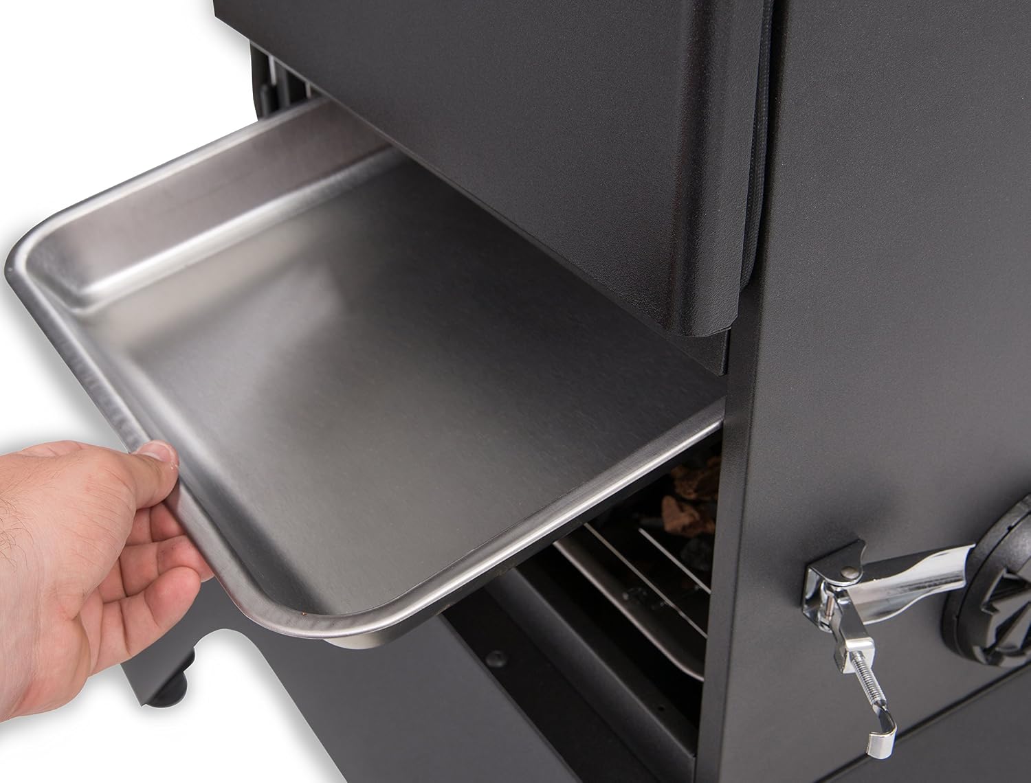 Broil King 923610 Vertical Charcoal Cabinet Smoker, Black