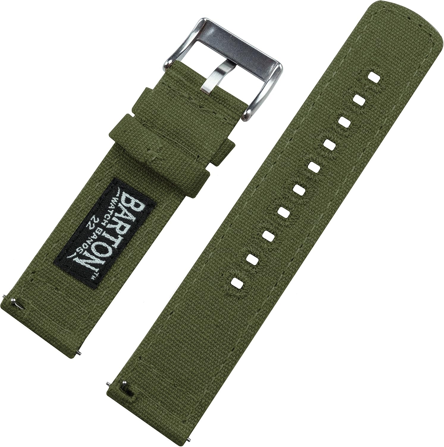 BARTON Canvas Quick Release Watch Band Straps