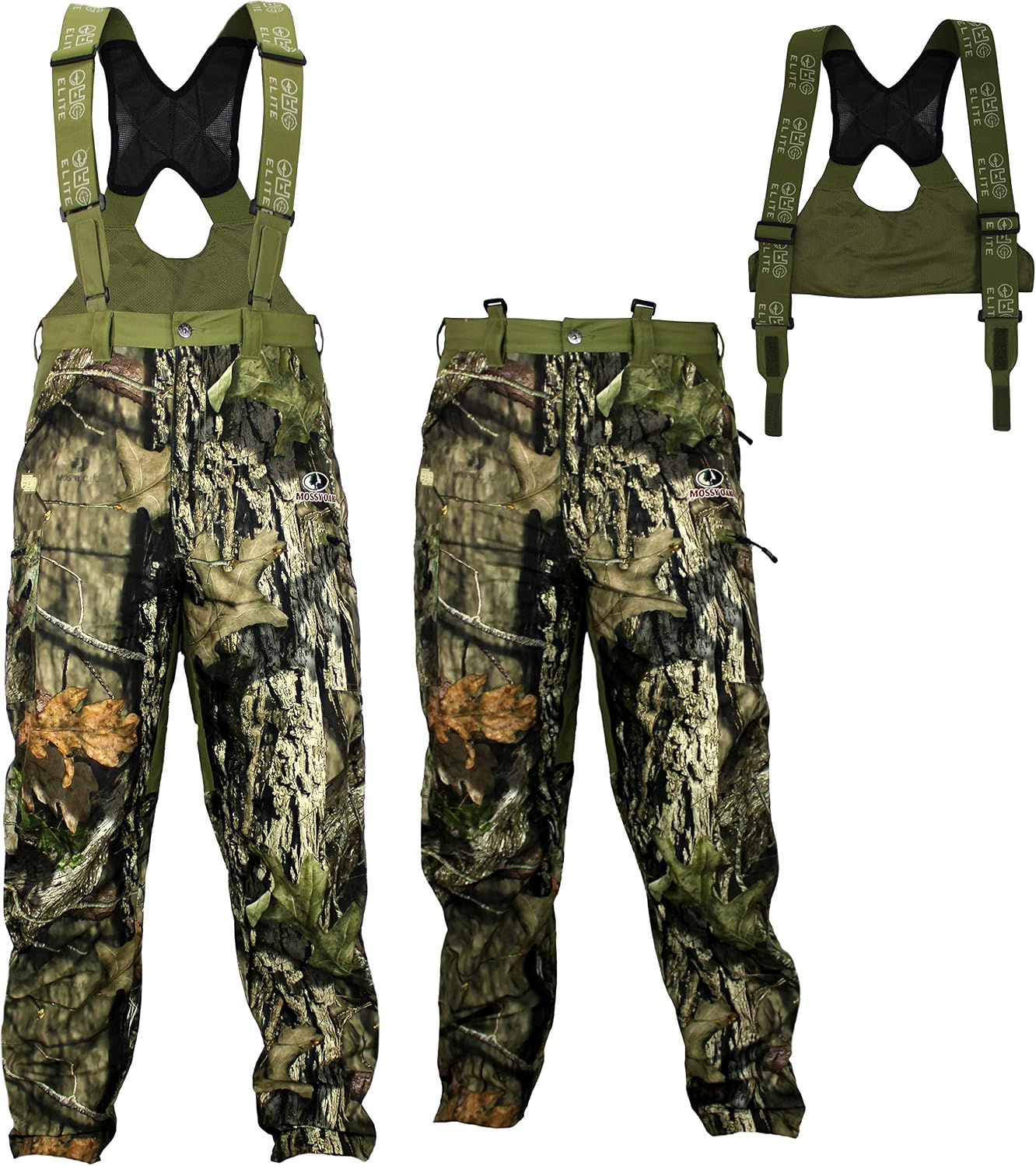 Piedmont Waterproof Convertible Camo Hunting Bib Pant (MO Break Up Country, XL)