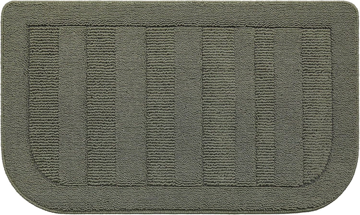 BEQHAUSE 30x18 Inch Kitchen Rugs Non Slip Washable Kitchen Sink Rug, Green
