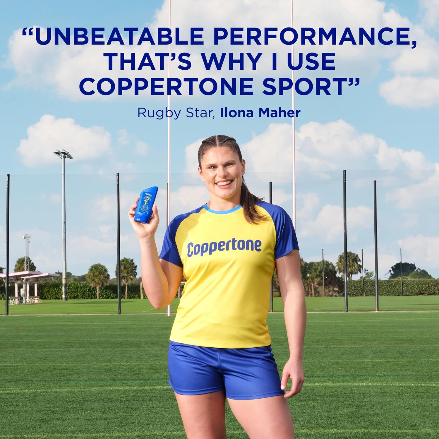 Coppertone SPORT Sunscreen Lotion SPF 30, 7 FL OZ | Sunscreen Lotion with Vitamin E, Sweat, Heat and Water Resistant, PABA, Oxybenzone, Octinoxate, Paraben and Dye Free