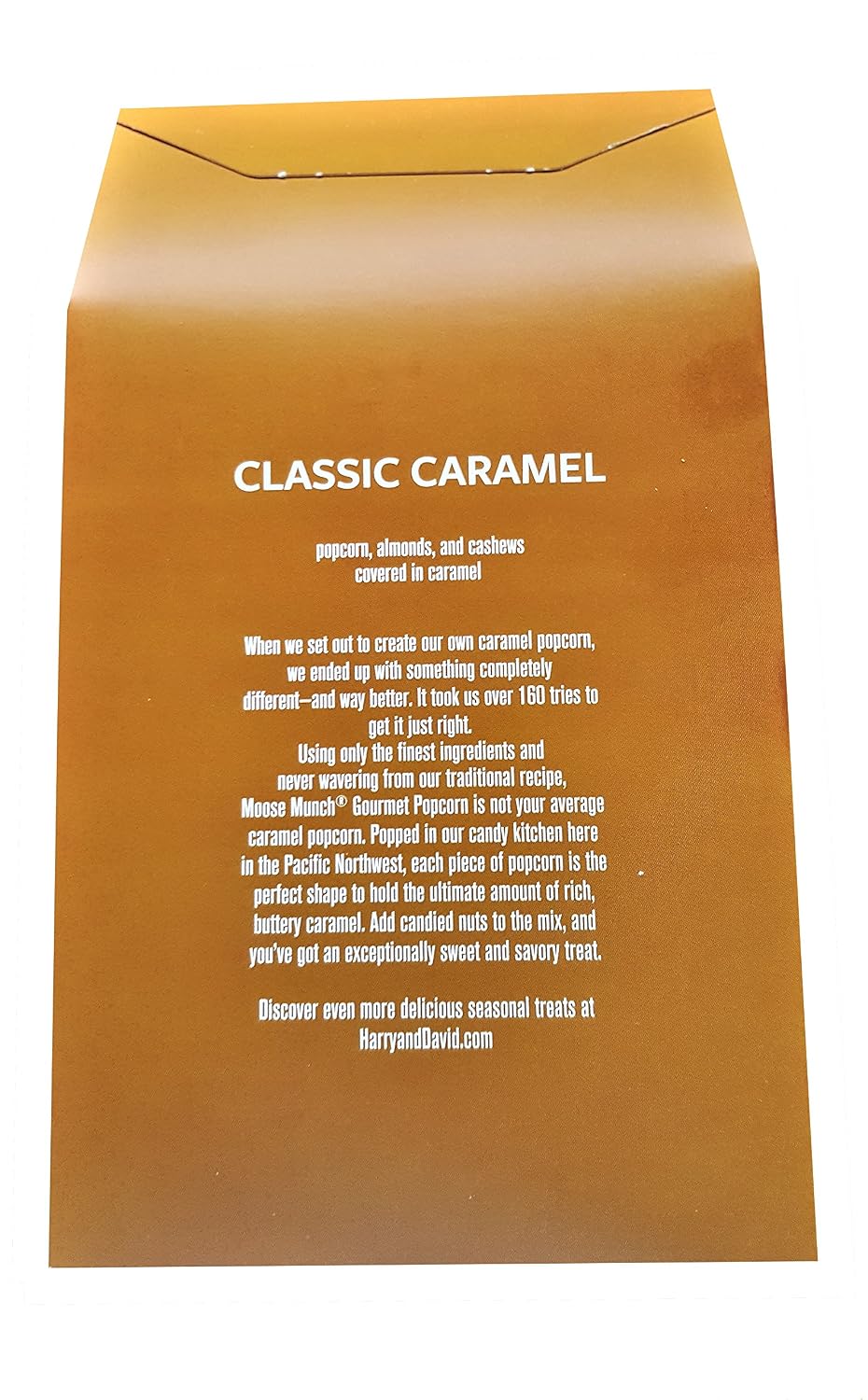 Harry & David Moose Munch Gourmet Popcorn Classic Caramel 10 oz Package