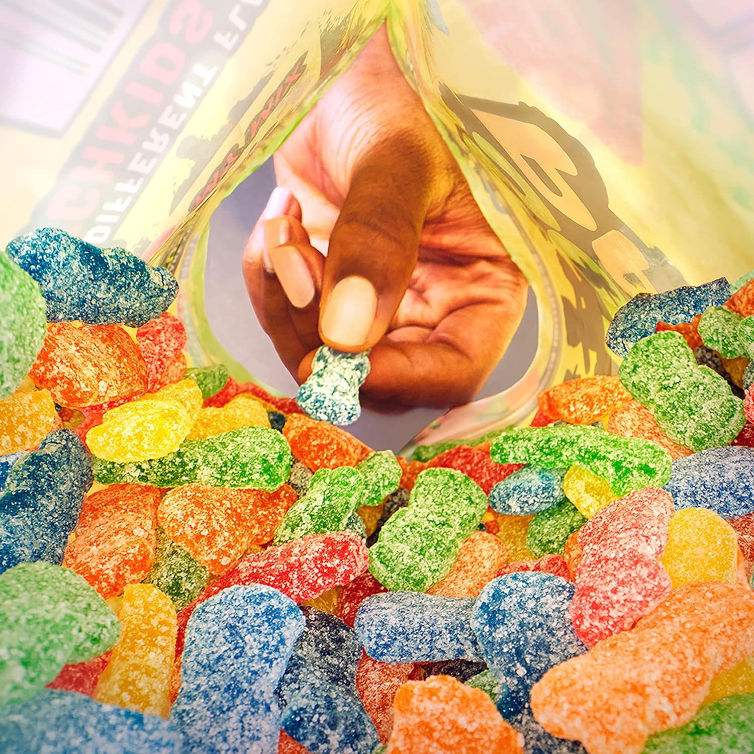 SOUR PATCH KIDS & SWEDISH FISH Soft & Chewy Gummy Candy Variety Pack, 15 ct