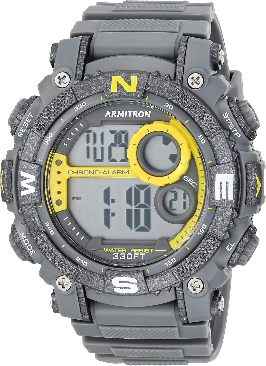 Armitron Sport Men's Digital Chronograph Resin Strap Watch, 40/8284