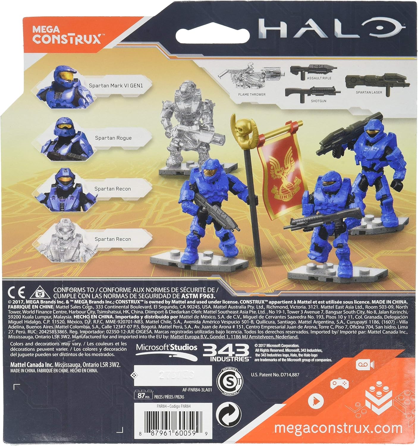 Mega Construx Halo Spartan Ctf Base Crashers