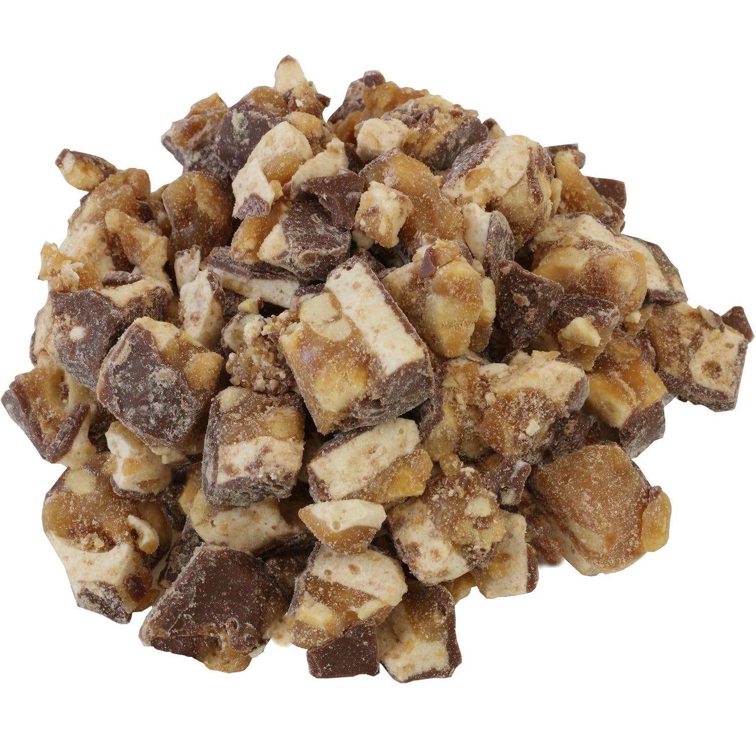 Snickers Chopped Candy 2 LBS – Chocolate Bits for Sundaes, Frozen Yogurt & Dessert Creations – Bulk Topping Mix for Parties