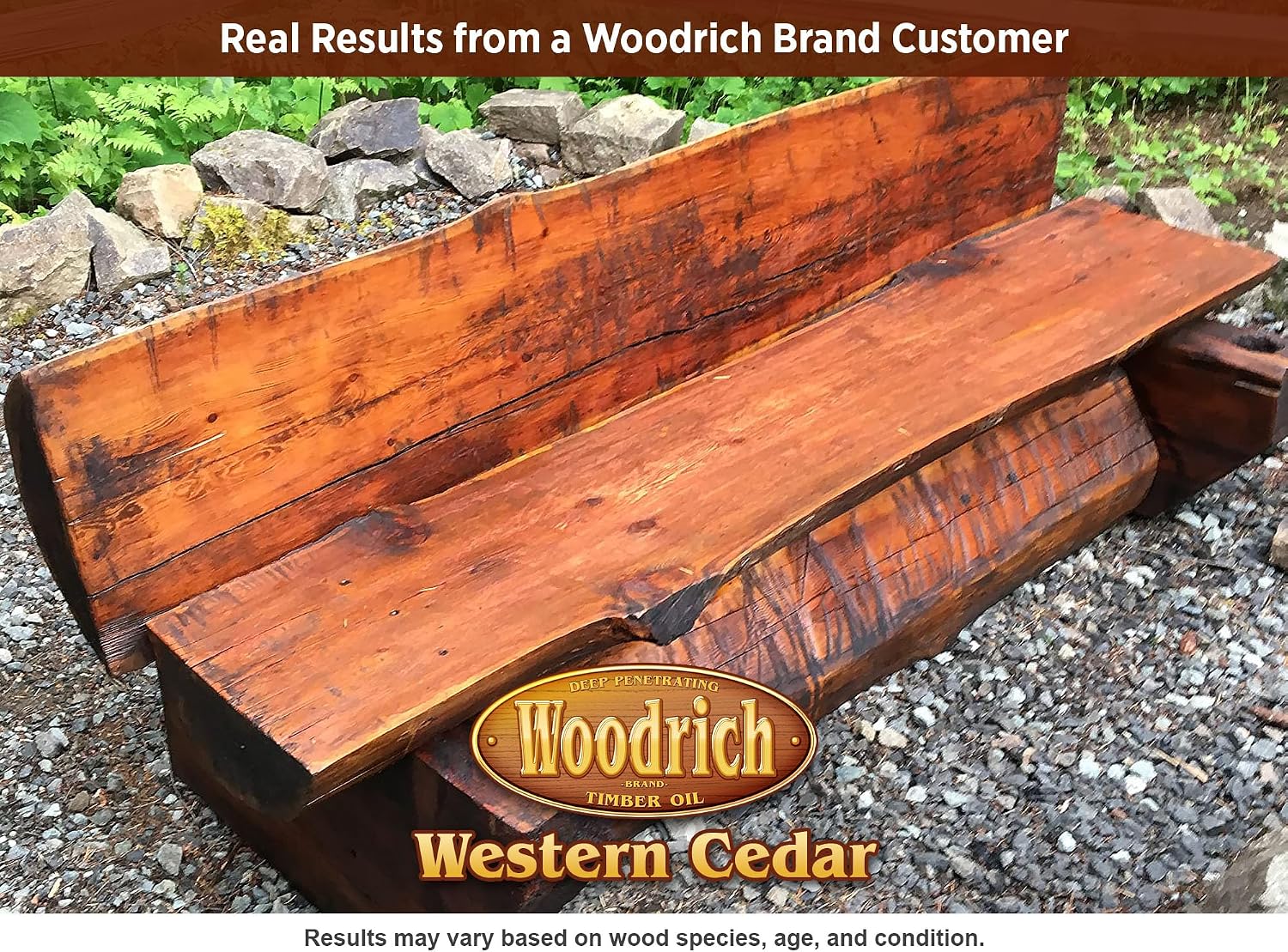 Timber Oil Deep Penetrating Stain for Wood Decks, Fences, Siding, and Log Cabins - 1 Gallon, Western Cedar (Covers 150 sq. ft.)