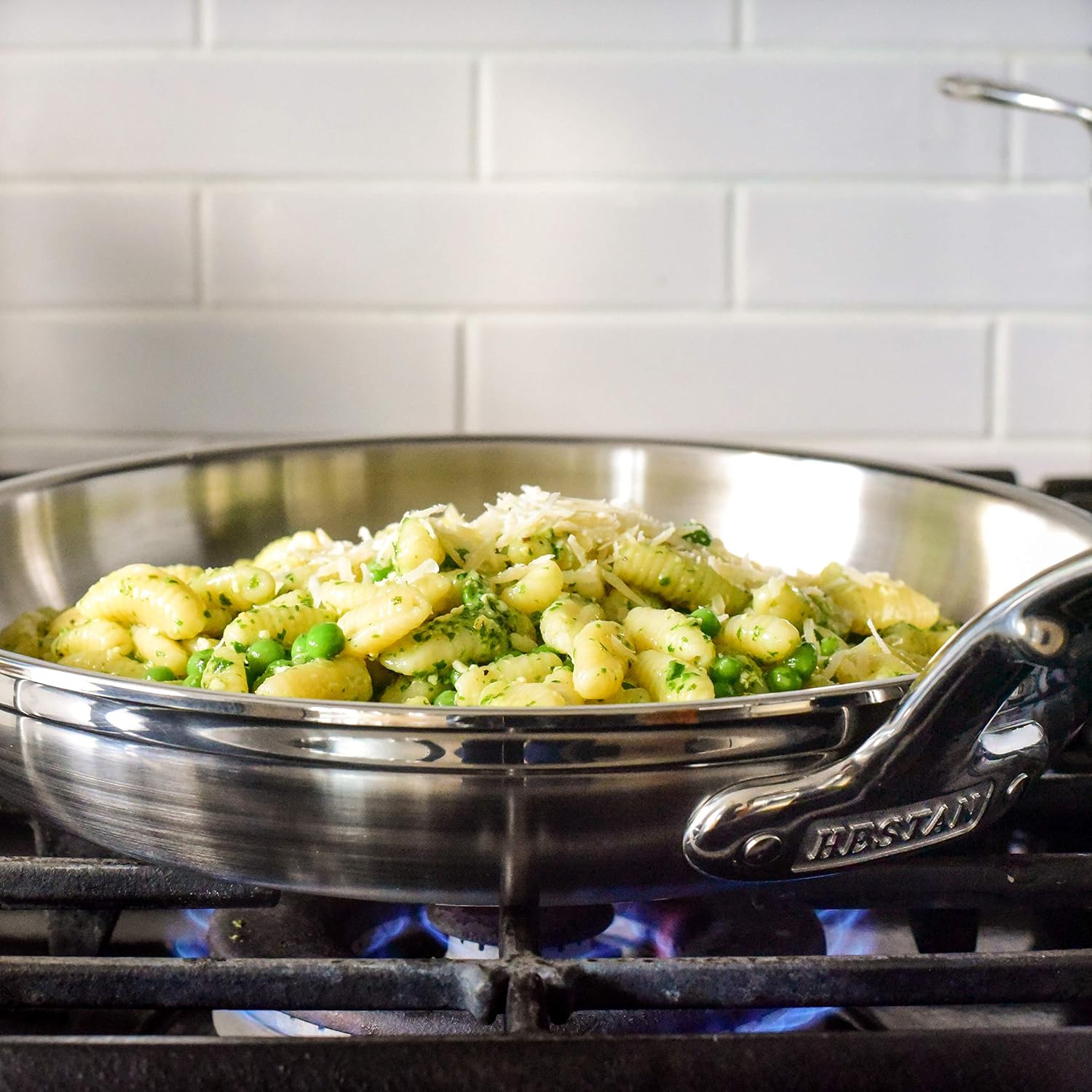 Hestan ProBond Forged - Professional Clad Stainless Steel Frying Pan, 12.5-Inch, Induction Compatible