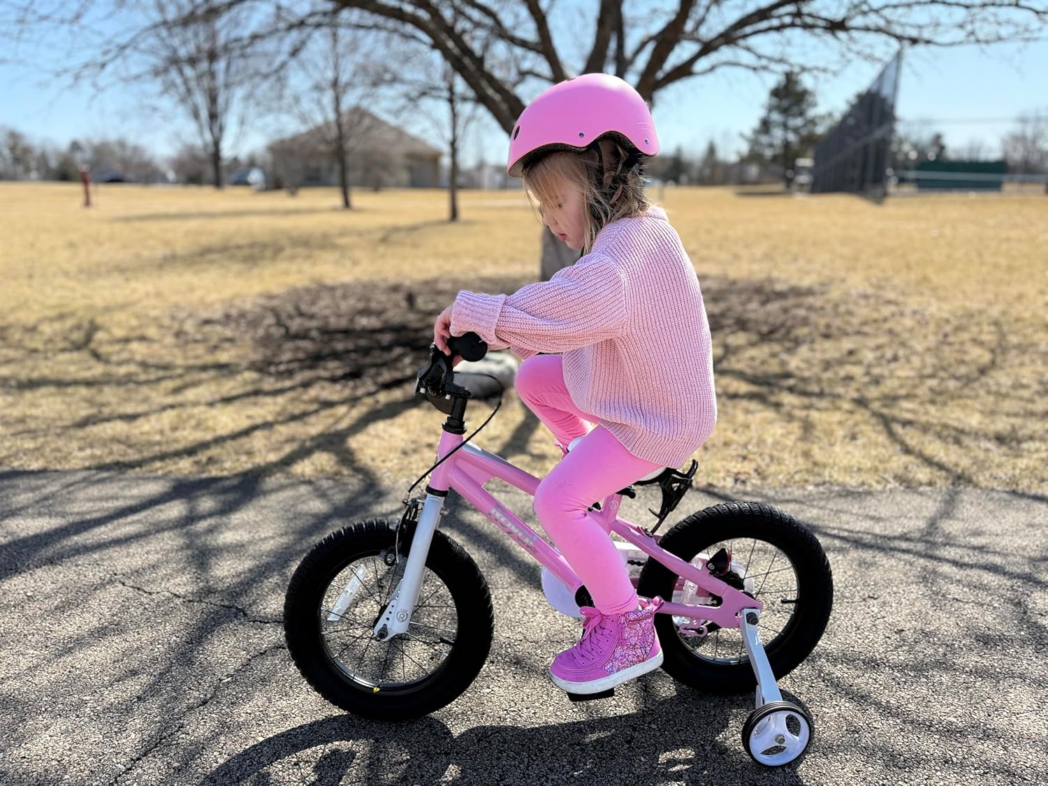 RoyalBaby Freestyle Kids Bike 12 14 16 Inch with Training Wheels, 18 Inch with Kickstand, Bicycle for Ages 3-10 Years Boys Girls