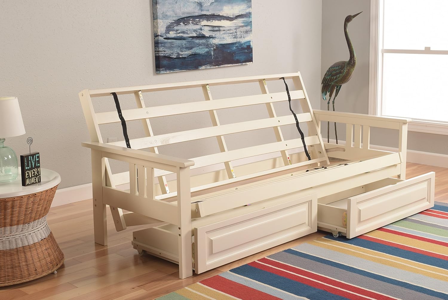 Kodiak Futons Monterey Futon Frame, No Drawers, Barbados