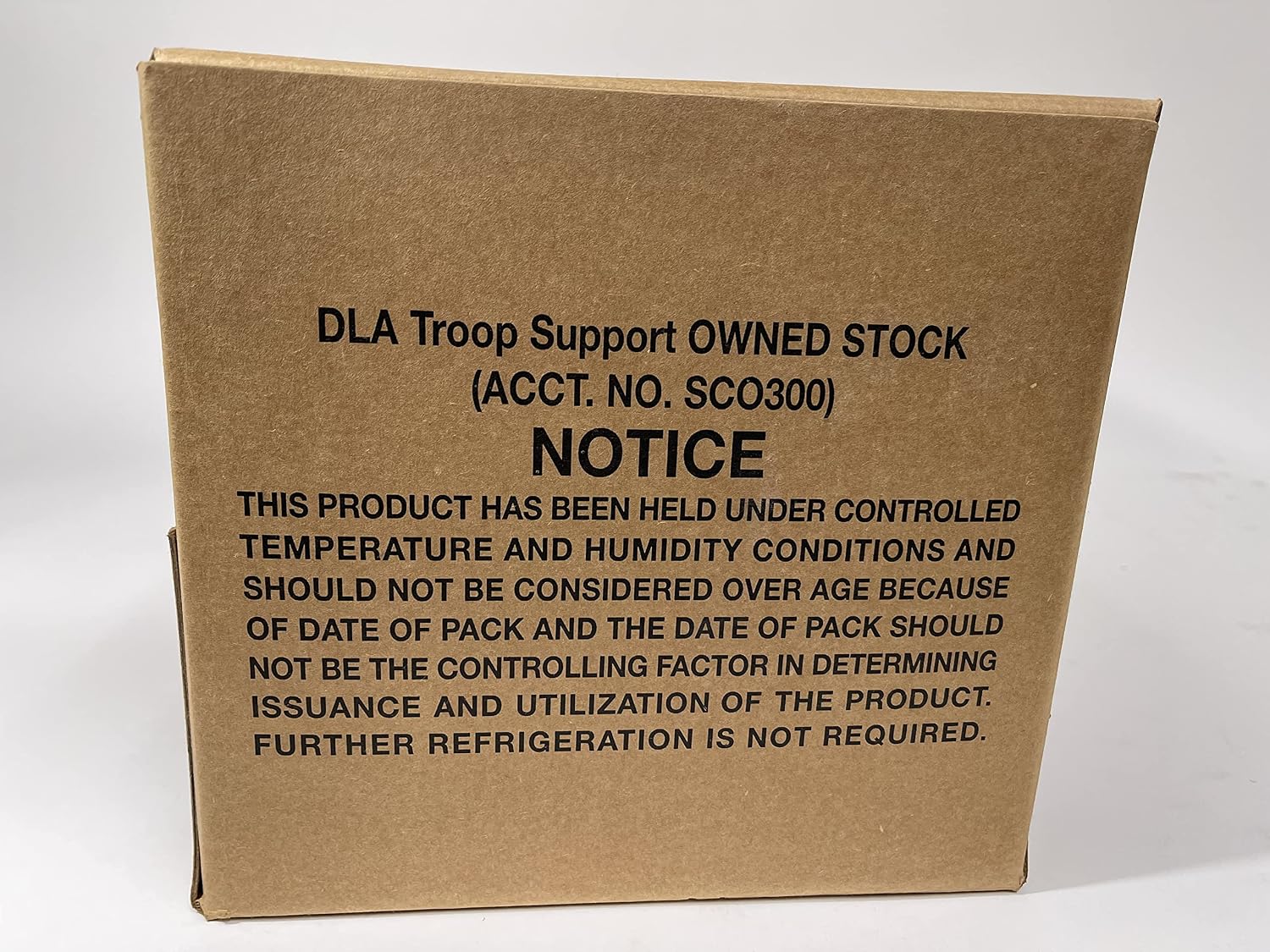 Ultimate US Military MRE Case, 08/2018+ Inspection, Case B | MRE Case Genuine Issue – US Military Surplus MRE Case B, Inspection Date 08/2018 or Newer