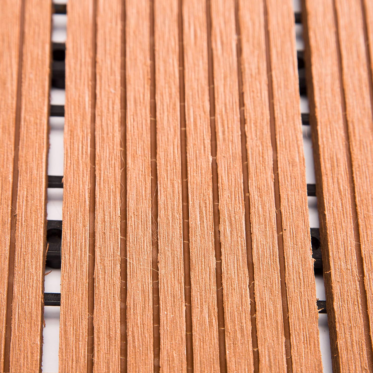 IncStores Helios Interlocking Patio Deck Tiles | All Weather | Waterproof Outdoor Flooring for Patio, Balcony Flooring, Garden and Poolside | 12"x12" | 11 Gray 6 Slate Tiles