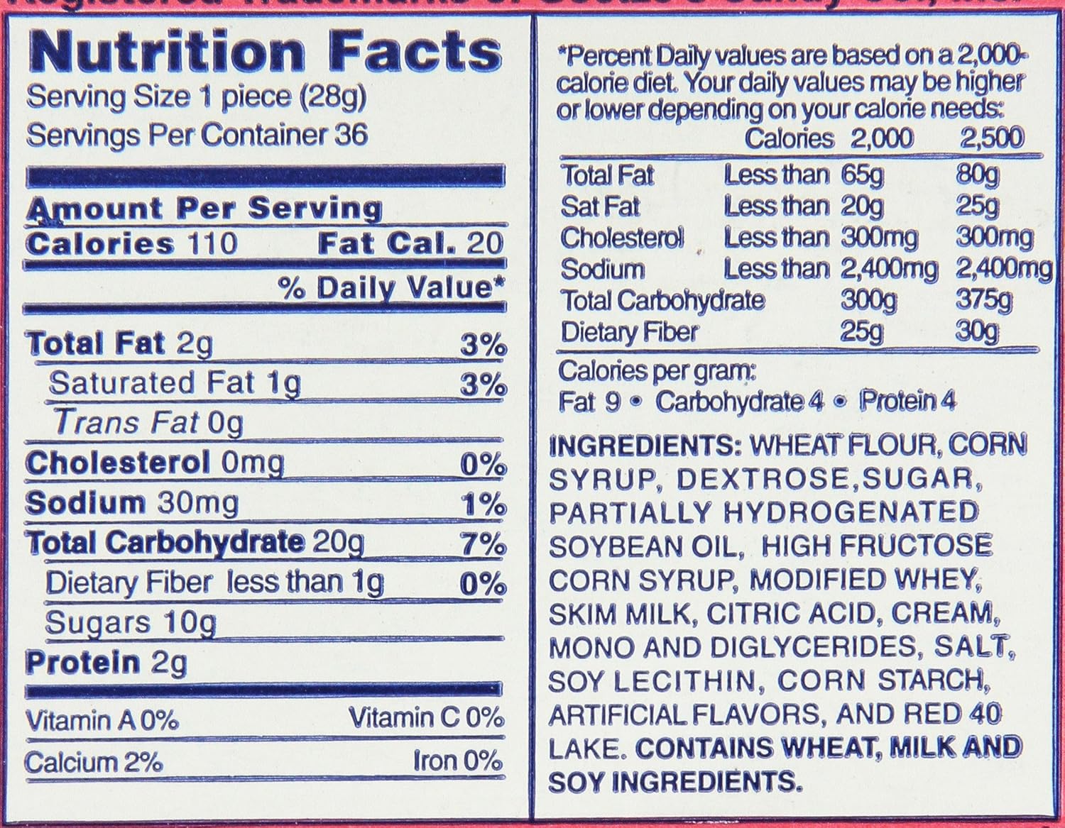 Goetze's Cow Tales Candy Tumbler, Strawberry, 100 Count