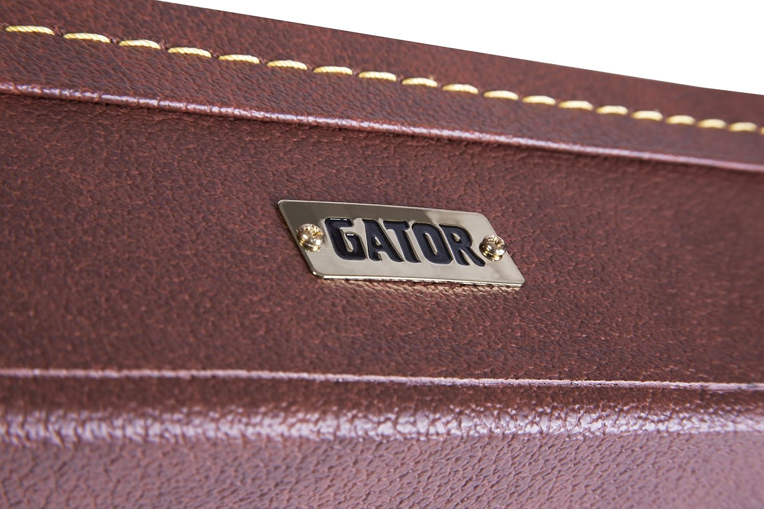 Gator Cases Deluxe Wood Case for SG Electric Guitars; Brown Exterior (GW-SG-BROWN)