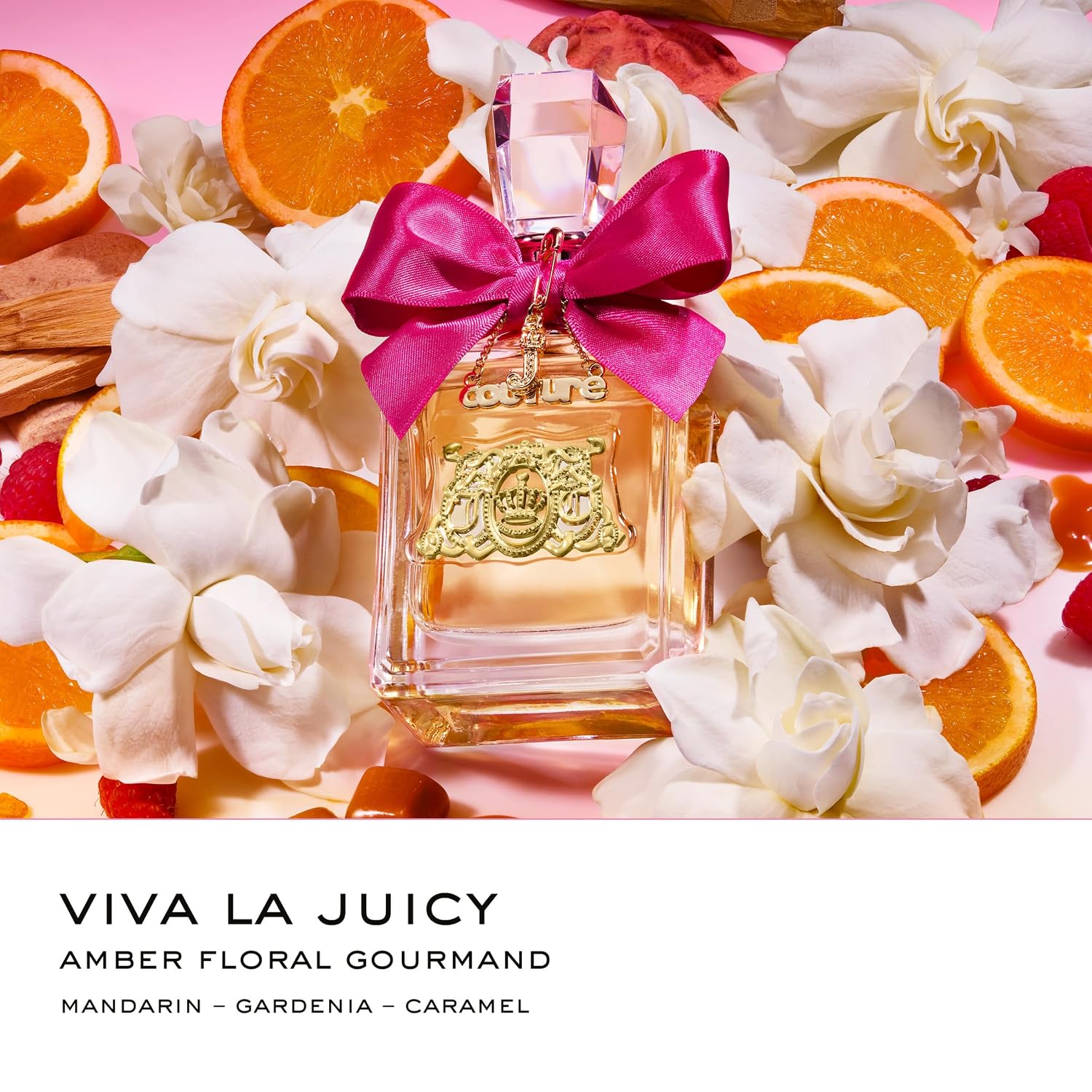 Juicy Couture Viva La Juicy Eau De Parfum, Women's Perfume with Notes of Mandarin, Gardenia & Caramel, Floral & Sweet Perfume for Women, EDP Spray