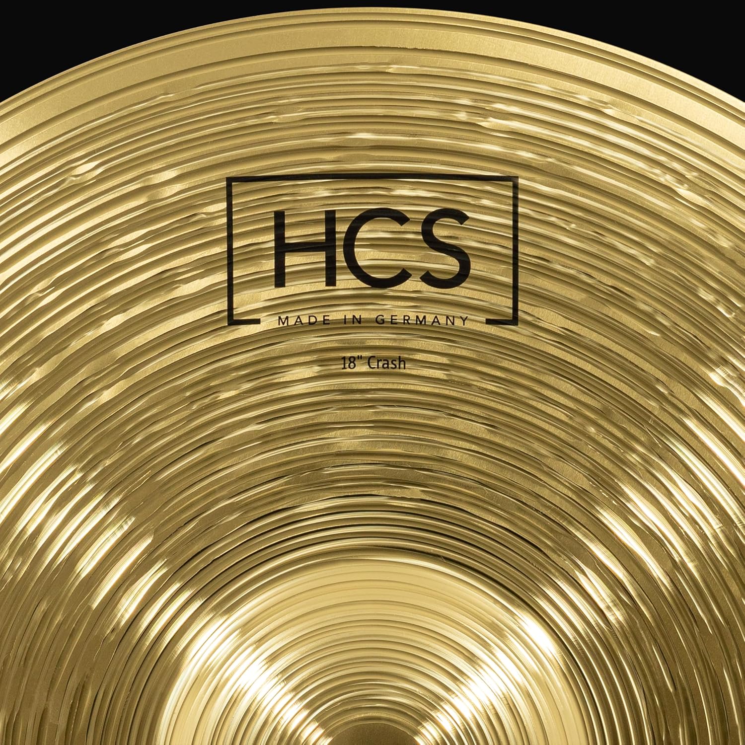 Meinl 18” Crash Cymbal – HCS Traditional Finish Brass for Drum Set, Made In Germany, 2-YEAR WARRANTY (HCS18C) | Durable Brass Alloy