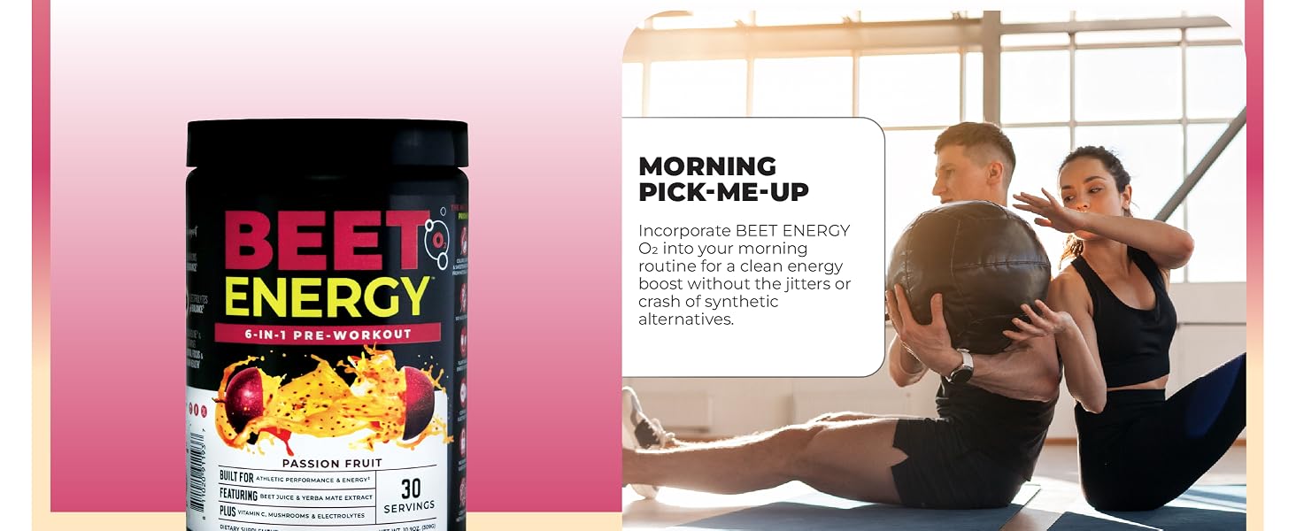 VITACHOLINE choline supplement for preworkout is in this super beets powder for men and women