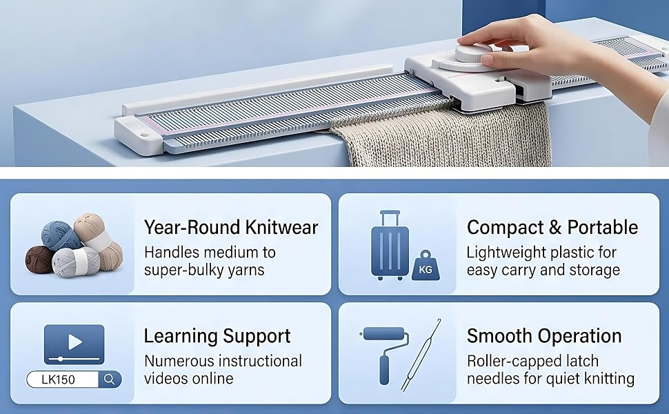 Plastic Domestic Knitting Machine